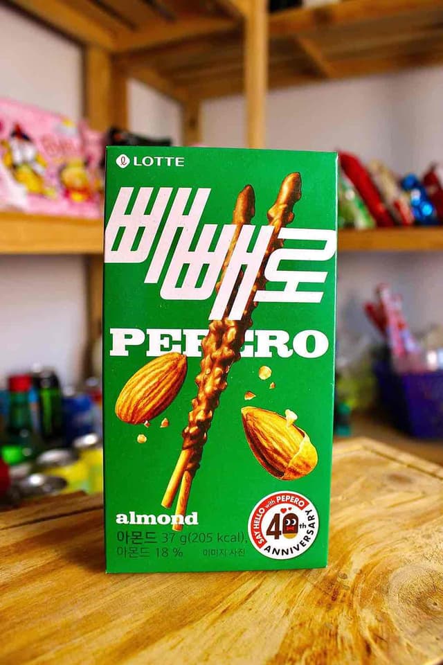 Pepero Almendras.