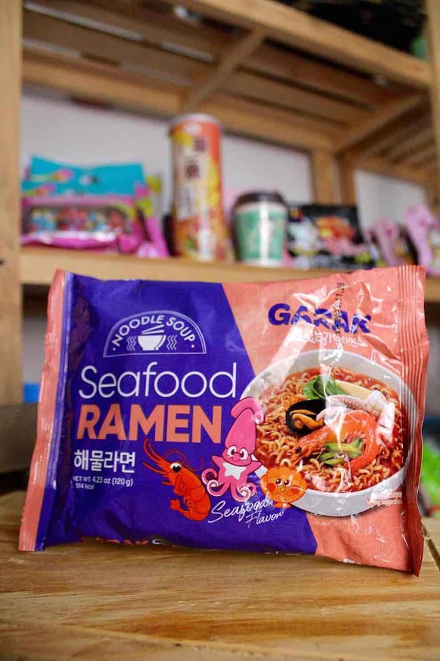 Fideos Coreanos Camarón.